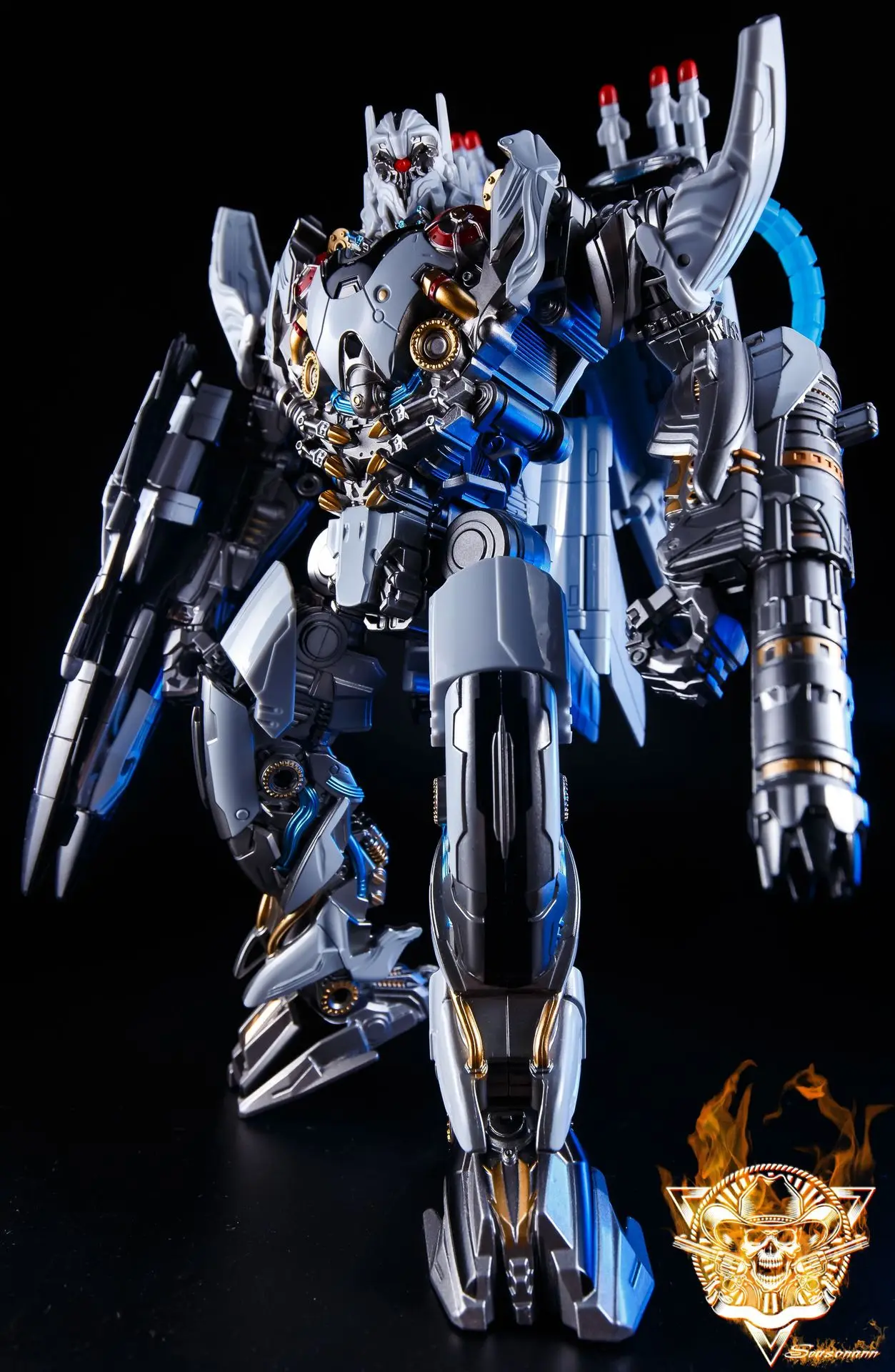 Игрушка трансформер Nitro Zeus Black Mamba LS 01 BMB LS01 KO Fighter шедевр робот для мальчиков
