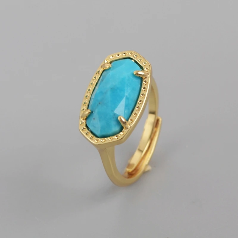 BOROSA драгоценные камни граненый камень кольцо натуральный Австралийский Jades