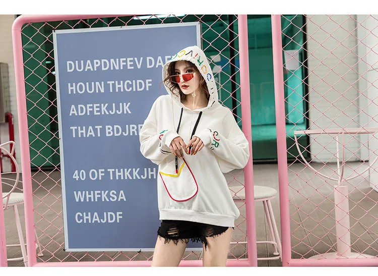 Max LuLu/ модная женская осенняя одежда в Корейском стиле в стиле панк женские толстовки с капюшоном винтажная женская спортивная фуфайка с вышивкой