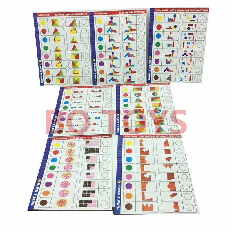 

Match Game Kindergarten Primary School Early Education and Wisdom Children's Thinking Game Card Pattern Matching Teaching Aid
