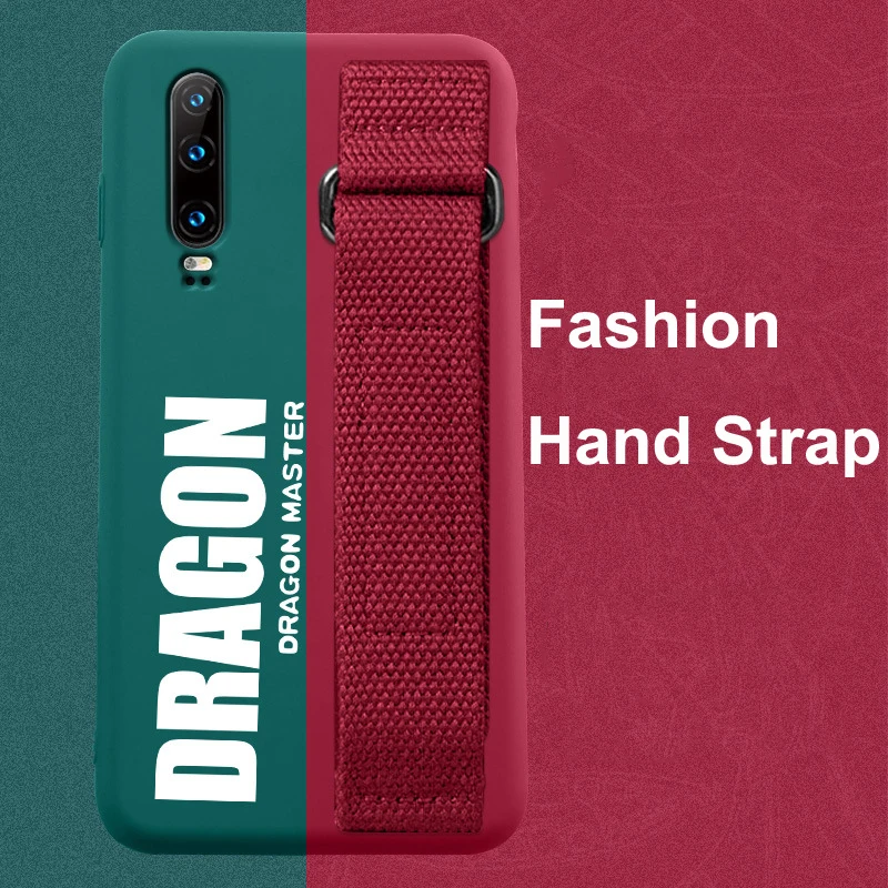 Чехол с ручным ремешком для Xiaomi Redmi Note 9 8 Pro 7 6 8A 7A K20 K30 S2 POCO X2 матовый Силиконовый