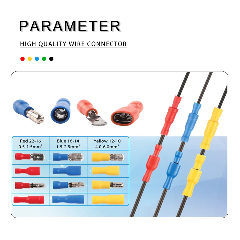 В штучной упаковке 240 шт. Лопата ПУЛЯ ОБЖИМНЫХ разъёмов коннекторов для