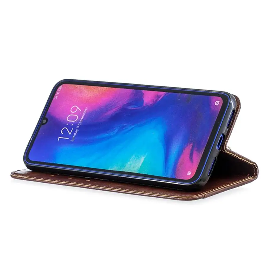 Магнитное притяжение PU кожаный чехол-бумажник для Xiaomi Redmi 7 7A 5 6 Pro Plus Note 7 6 5 5A Pro 4X POCO F1 откидной Чехол для телефона