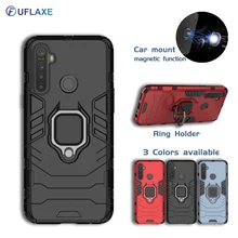 Shockproof Case for Realme 6i 5i 6S 5S Realme 5 6 Pro Realme 3 Armor Back Cover Hard Casing with Ring Holder