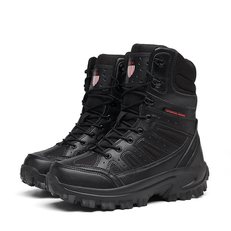 

2021 New large size outdoor camp desert boots combat training tactical exercise Delta Army boots