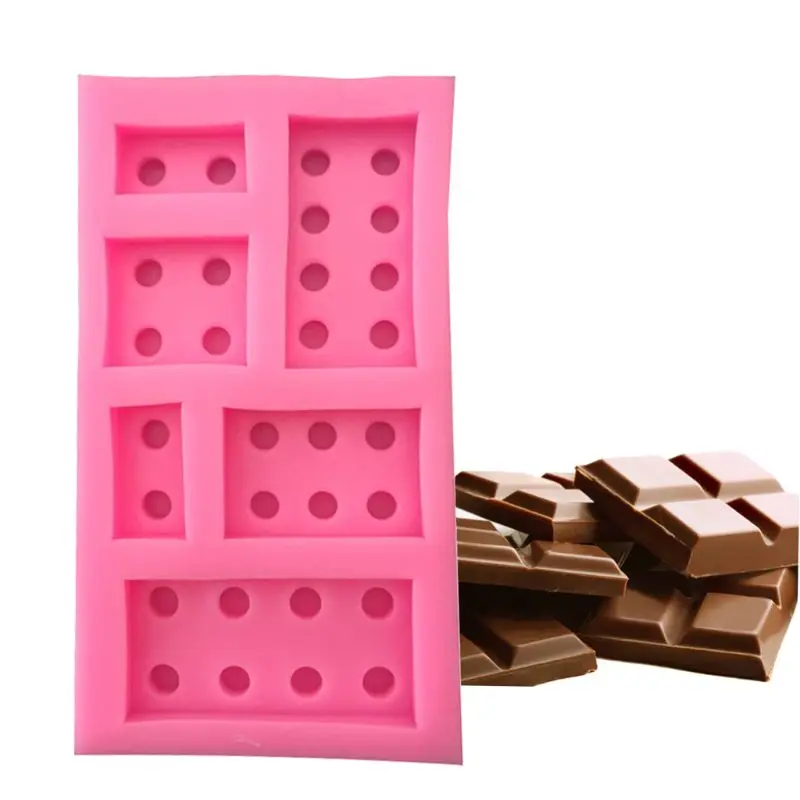 

Rectangular Grid Chocolate Mould Oven Pan Suitable for Bake Cookies Cake Kitchen Bar Tools Supplies Baking Utensils