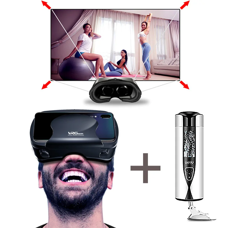 VR 3D очки виртуальной реальности Очки гарнитура для Google cardboard умные секс игрушки