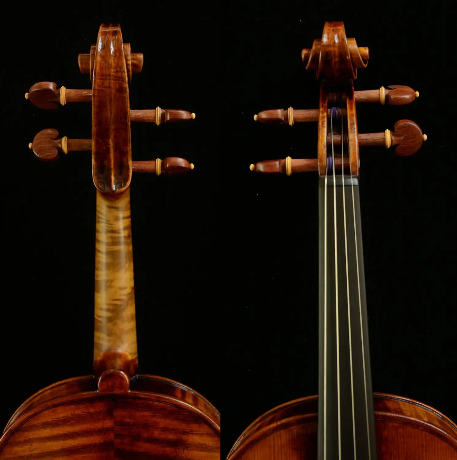 Реальное фото скрипка мастера Страдивари 1716 мессия Боснийский клен и