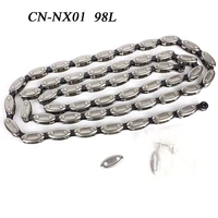 new nx01 single speed olive bike chain 98link nx01 fixed gear mountain bike road bicycle chain with magic button