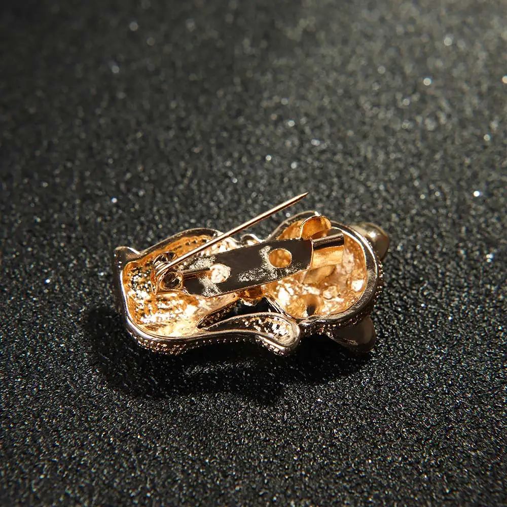 Маленькая брошь кошки воротник в форме котенка металлические броши с лацканами