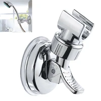 Universal Adjustable Hand Shower Holder Suction Cup Holder Full Plating Shower Rail Head Holder Bathroom Bracket Stable rotation