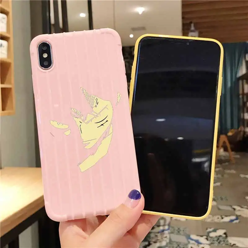 One piece cool luffy чемодан на колесиках текстурный чехол для телефона IPhone 11 Pro Max X XS MAX 8 7 6S