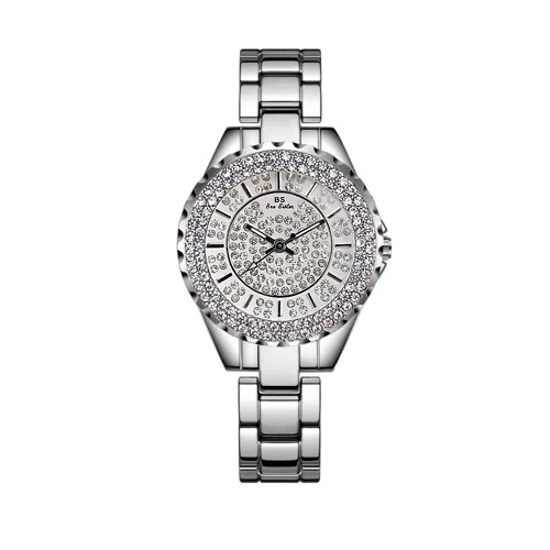 

Women's luxury diamond watch pointer dial watch women's boutique steel strap quartz watch Watch Diamond Bracelet clock