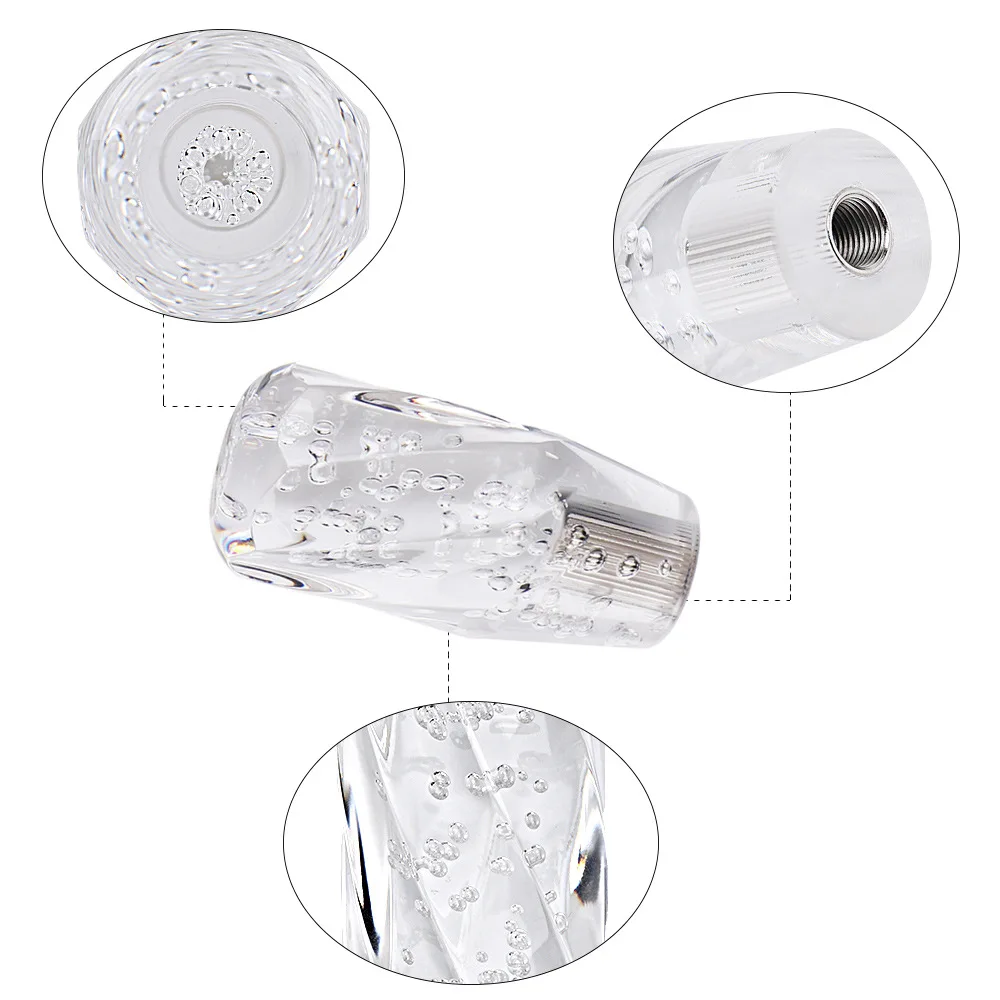 Ручка рычага переключения передач универсальная прозрачная ручка 15 см 20 30 для