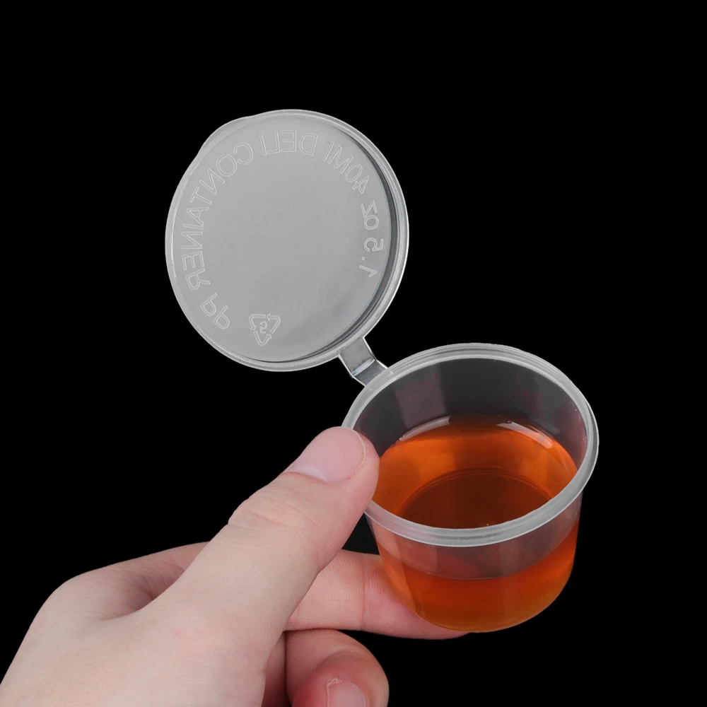 Одноразовые пластиковые контейнеры для соуса на вынос пищевая коробка с