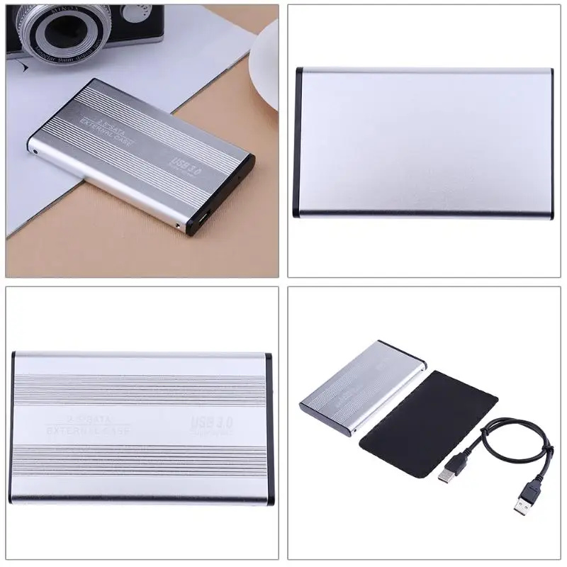 USB 3 0 SATA HDD Box адаптер жесткий диск корпус чехол для 2 5 дюймов HD Мобильный Caddy