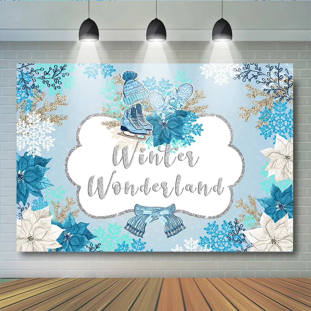 Зимние вечерние фон Алиса в стране чудес ребенок малыш фотография дети Снежинка