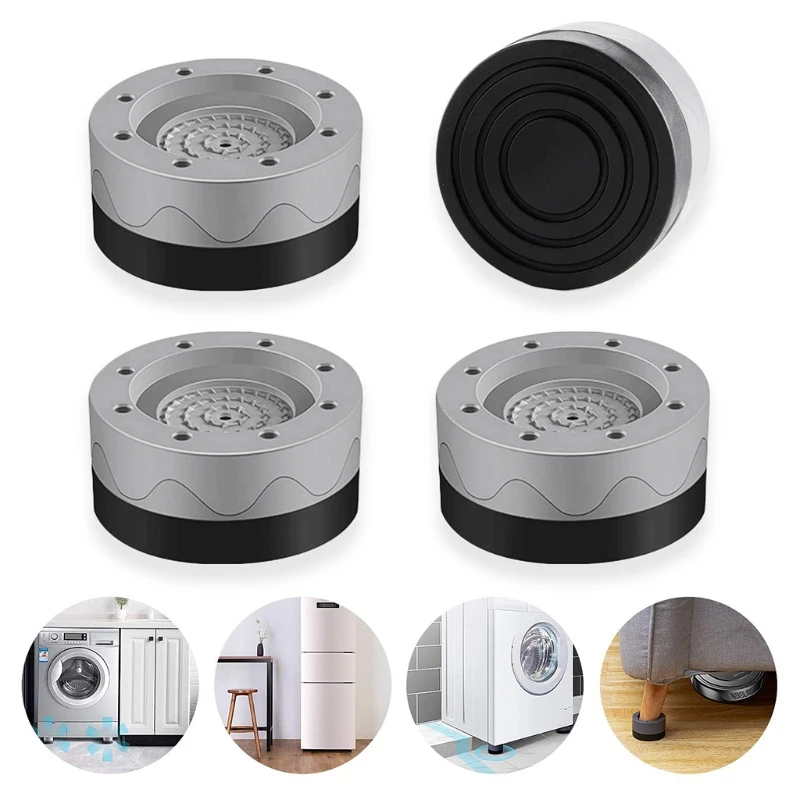 

M2EE 4 шт. Нескользящие поставка резиновые подушечки против стиральная машина средства ухода за кожей стоп резиновые накладки отличная захва...