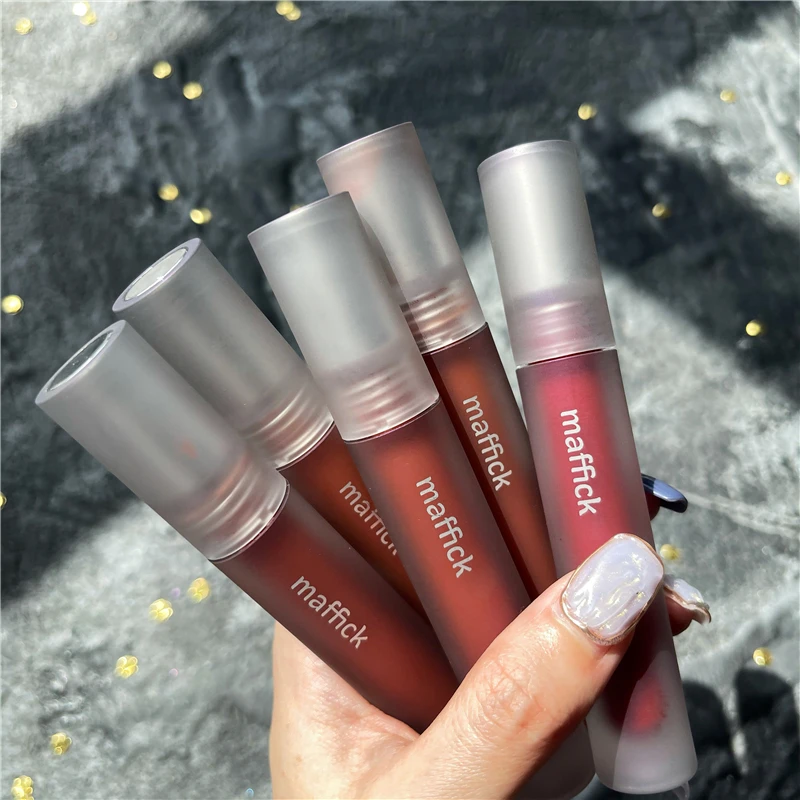 

Matte Liquid Glazed Lip Gloss Long Lasting Waterproof Velvet Lipstick Batom Moisturizer Lip Stick Sexy Makeup Lip Tint Cosmetic