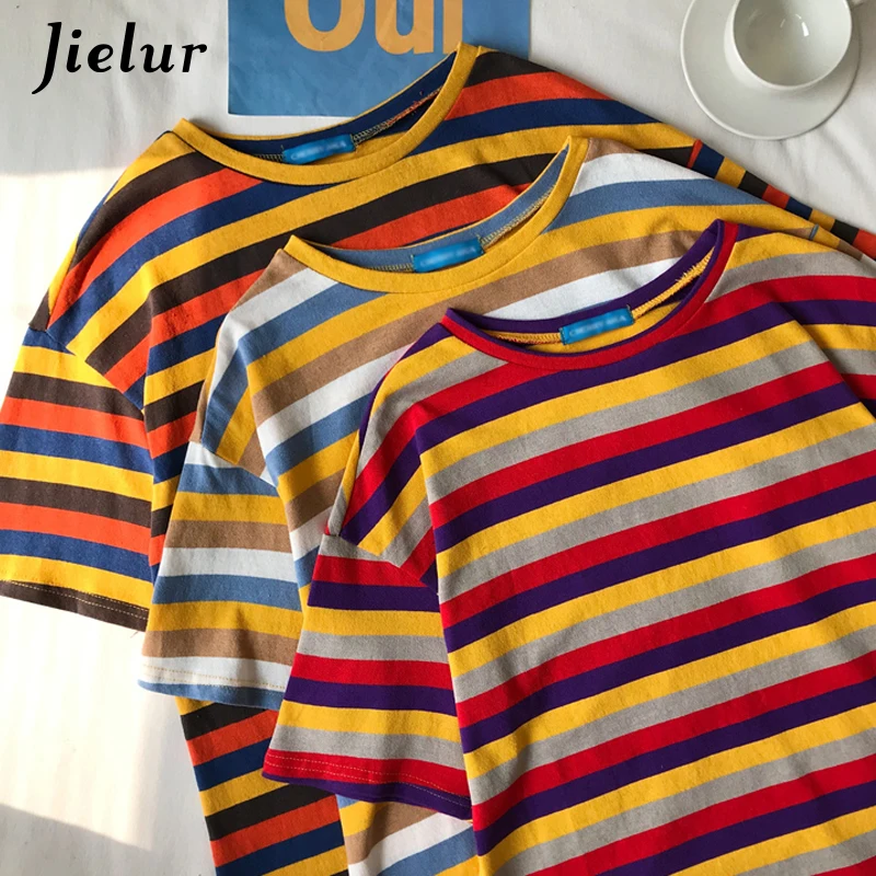 Женская футболка с коротким рукавом и круглым вырезом 3 цвета | одежда