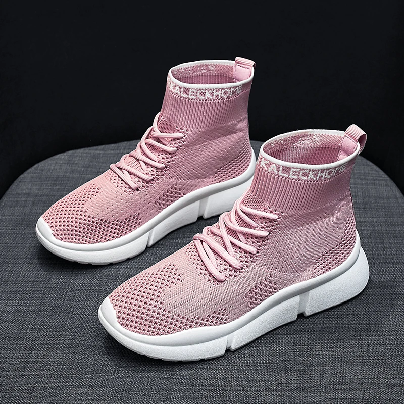 NIKEzi/удобные уличные модные женские высокие носки для девочек обувь путешествий