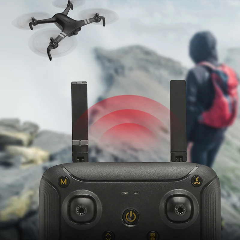JJRC X7P GPS Дрон Квадрокоптер с оптической 1 2 км Летающий + 5G Wi-Fi FPV 4K HD Камера RTF