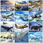 Алмазная мозаика EverShine, полноразмерная вышивка крестиком в виде самолета, картина с пейзажем, ручная работа, подарок