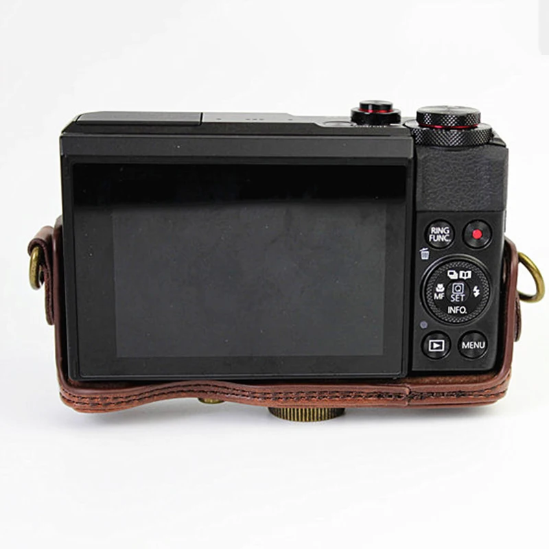 Ретро чехол для камеры Canon PowerShot G7 X Mark II G7x Классический хорошая форма PU кожаный