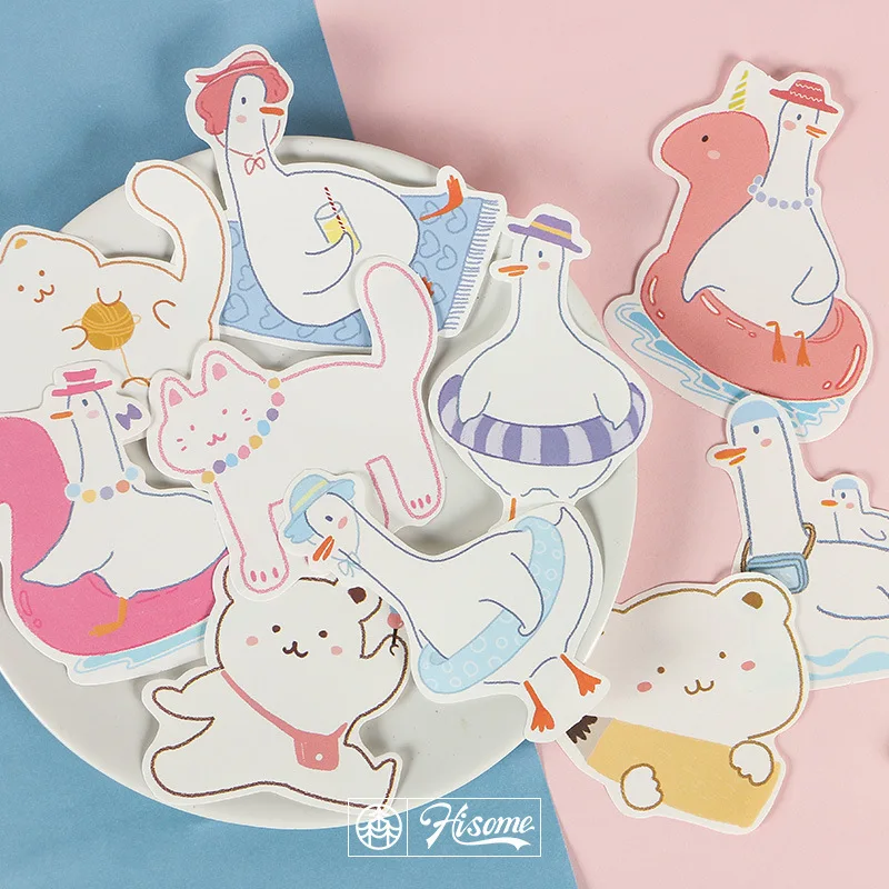 Kawaii животный мир серия Дневник блокнот для заметок Сделай Сам бумажный