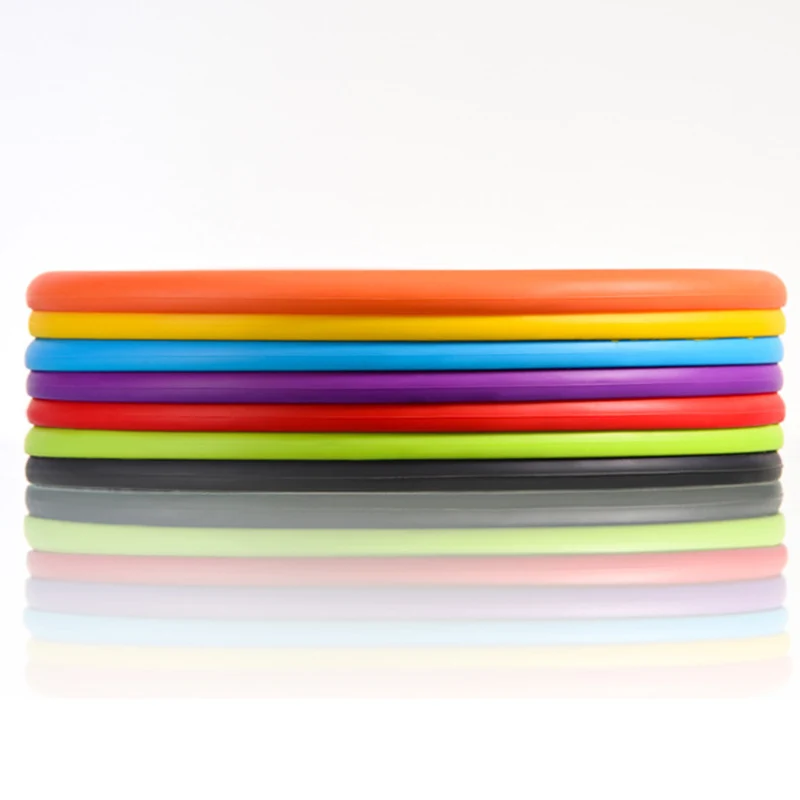 7 цветов безопасный летающий диск для щенков среднего размера ТПР больших собак