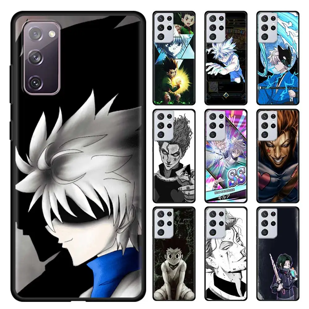 

Anime Hunter x Hunter HXH Silicone Phone Case For Samsung Galaxy S21 Ultra S20 FE 5G S10 Lite S9 S8 Plus S10e Cover Coque Capas