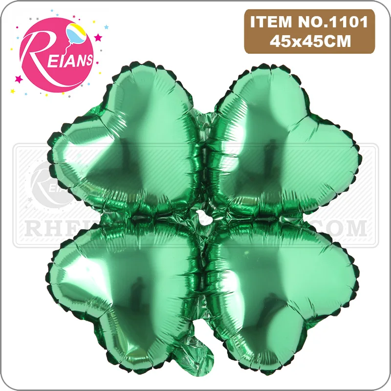 

Фольгированные шары REIANS 18 дюймов четырелистный клевер