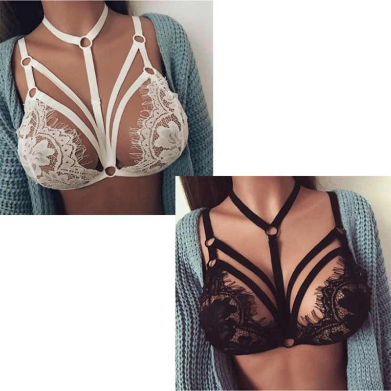 Для женщин сексуальное кружевное платье с лямкой на шее цветочным принтом