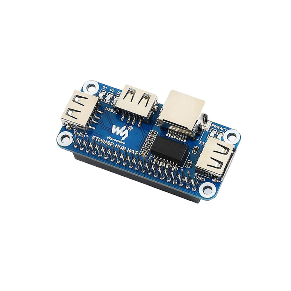 

For Raspberry PI 4/Zero W USB to Ethernet RJ45 network port USB HUB splitter