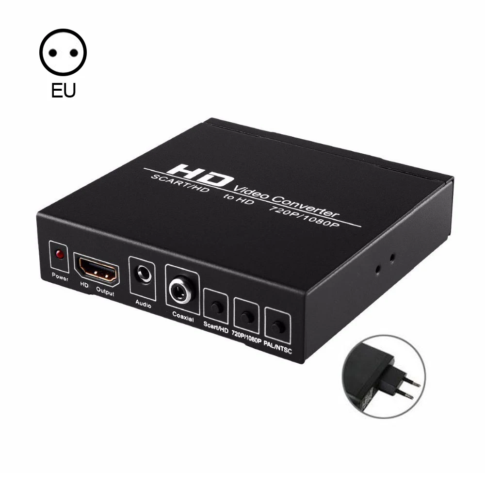 

Конвертер SCART в HDMI-совместимый, Full HD 1080P, цифровой видеоконвертер, адаптер для HDTV колонки, вилка стандарта США