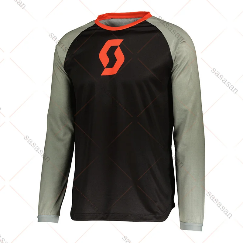 

Men's Motocross Downhill Jersey Scott 350 Swap Evo Motocross Jersey MTB Mountain Bike Cycling Shirt BMX Team Race Breathable T-s