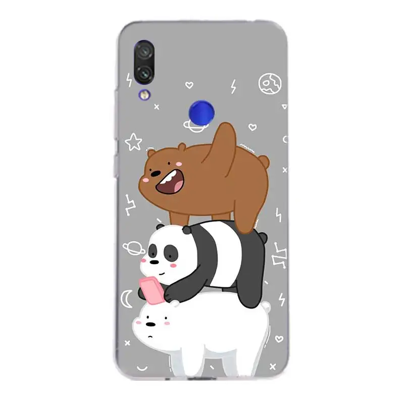 Три маленьких медведей силиконовый чехол для Xiaomi Redmi Note 8 7 6 Pro 5 4 4X 5A Plus Xiomi 9T 9SE Lite A1
