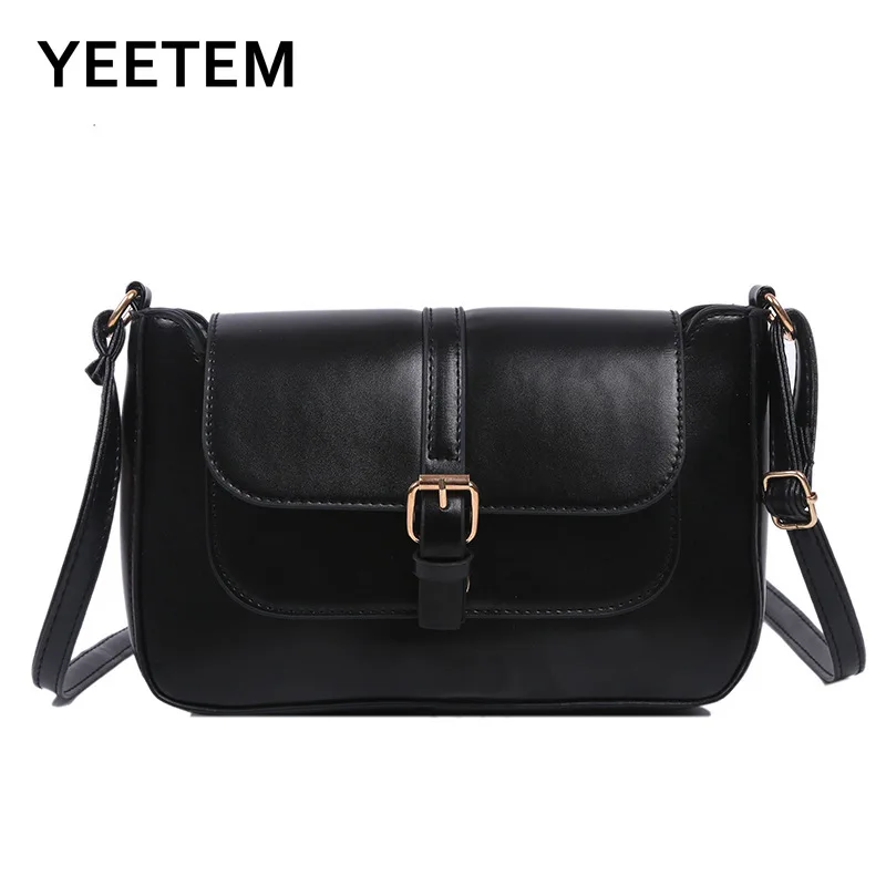 

Retro Versatile Small Square Bag Large Capacity Simple Women's Bag Ins Fashion Fall / Winter 2020 Single Shoulder Messenger Bag