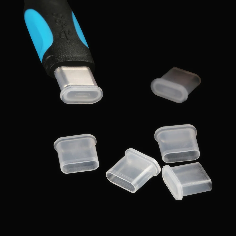 5 штук в наборе Usb зарядный кабель с разъемом типа c Пылезащитная заглушка для