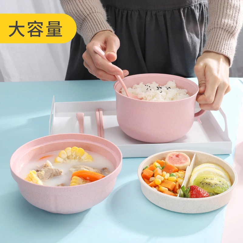 

Dinner Plates Dishes And Plates Sets Kitchen Blows Serving Plate Plastic Cake Friut lunch Plates Christmas Bento bowl with lid
