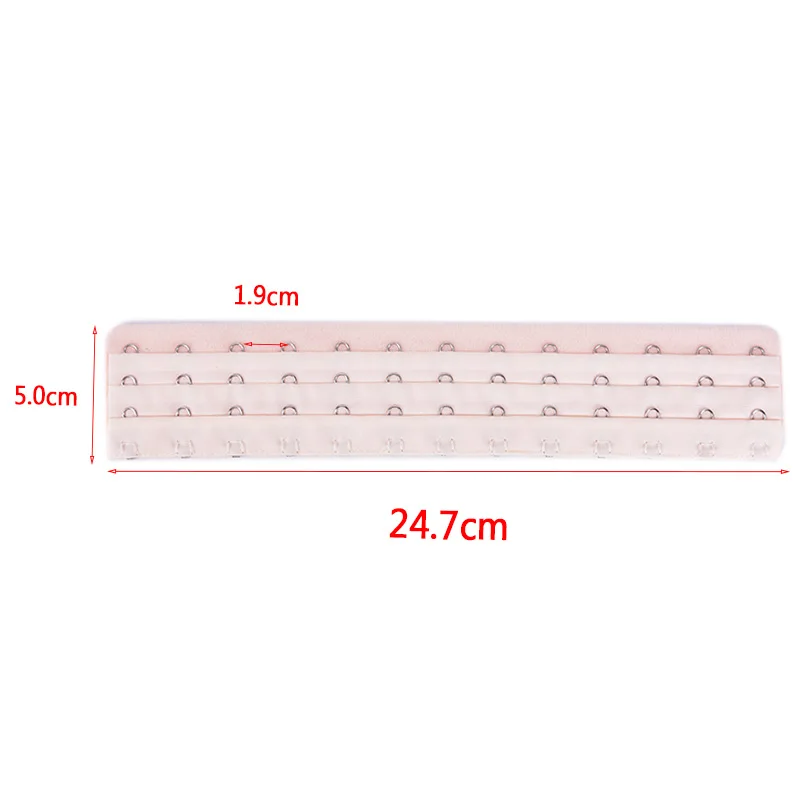 

5pcs 3 Rows 13 Buckle Lengthen Hooks Women's Tight Garment Extended Button