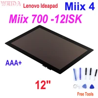 weida lcd replacment for lenovo miix 700 12isk 4 12 miix 4 lcd touch screen assembly with frame