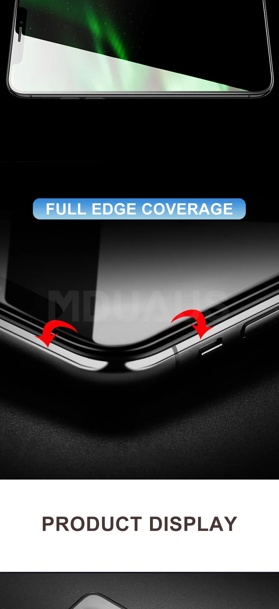 9D защитное закаленное стекло на iPhone 6 6s 7 8 Plus X 10 стекло протектор экрана Мягкий край изогнутый для iPhone XR XS MAX
