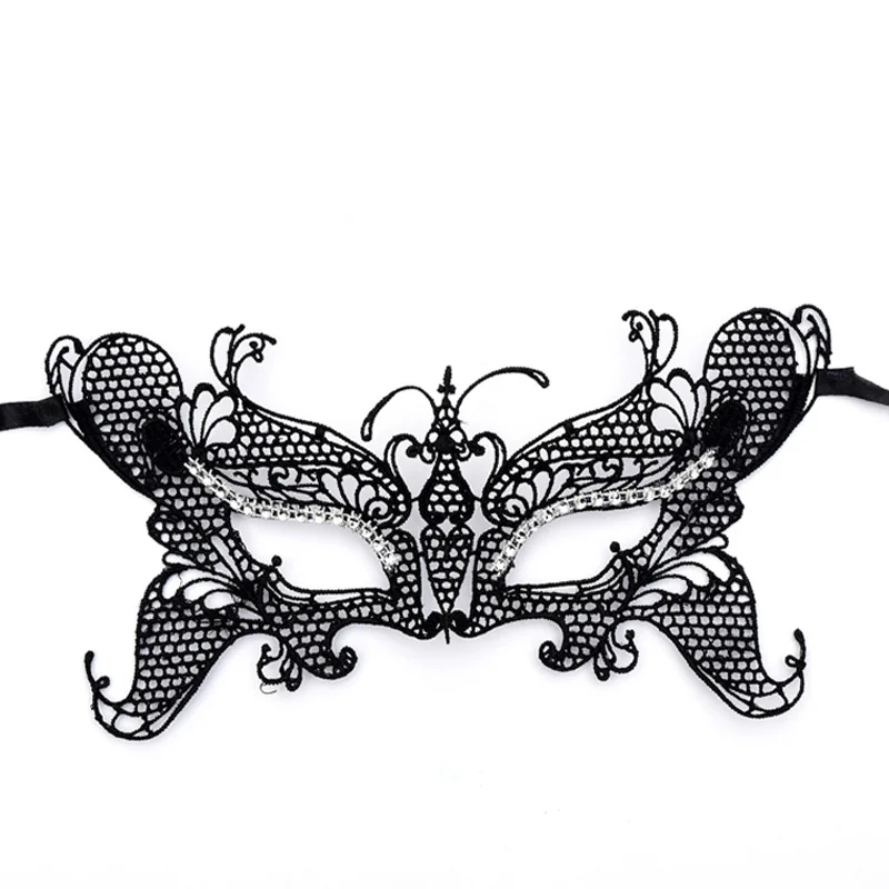 Ladies Sexy Lace Eye Mask Carnival Halloween Prom Bar Half-face Party Masked Ball Black Adult Holiday Supplies | Дом и сад