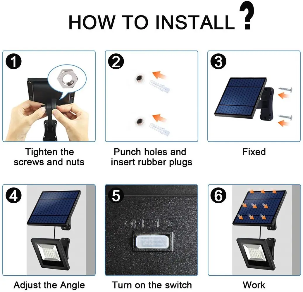 30 светодиодных прожекторов IP65 водонепроницаемые солнечные огни фонари наружные