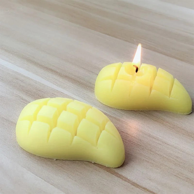 Mango Candle Mold creative fragrance candle hand DIY self made material mold |