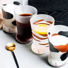 Чашка с кошачьими когтями, креативная чашка для завтрака, молока, индивидуальная чашка из матового стекла для мужчин, женщин, мужчин, детей, бокал для шампанского