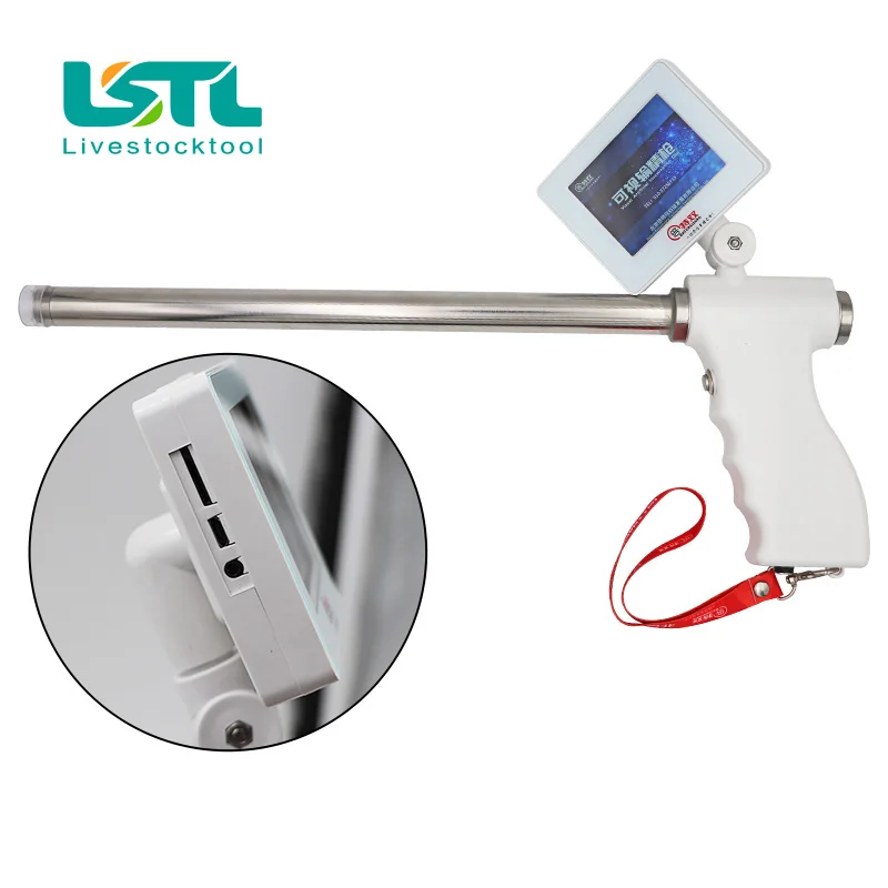Животноводческий ветеринарный пистолет для осеменения коровы крупного рогатого
