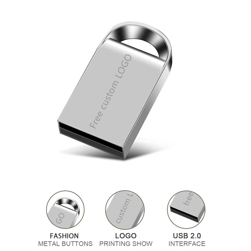 Супер мини-флеш-накопитель 16 ГБ 32 металлический usb флеш-накопитель 4 8 флеш-память