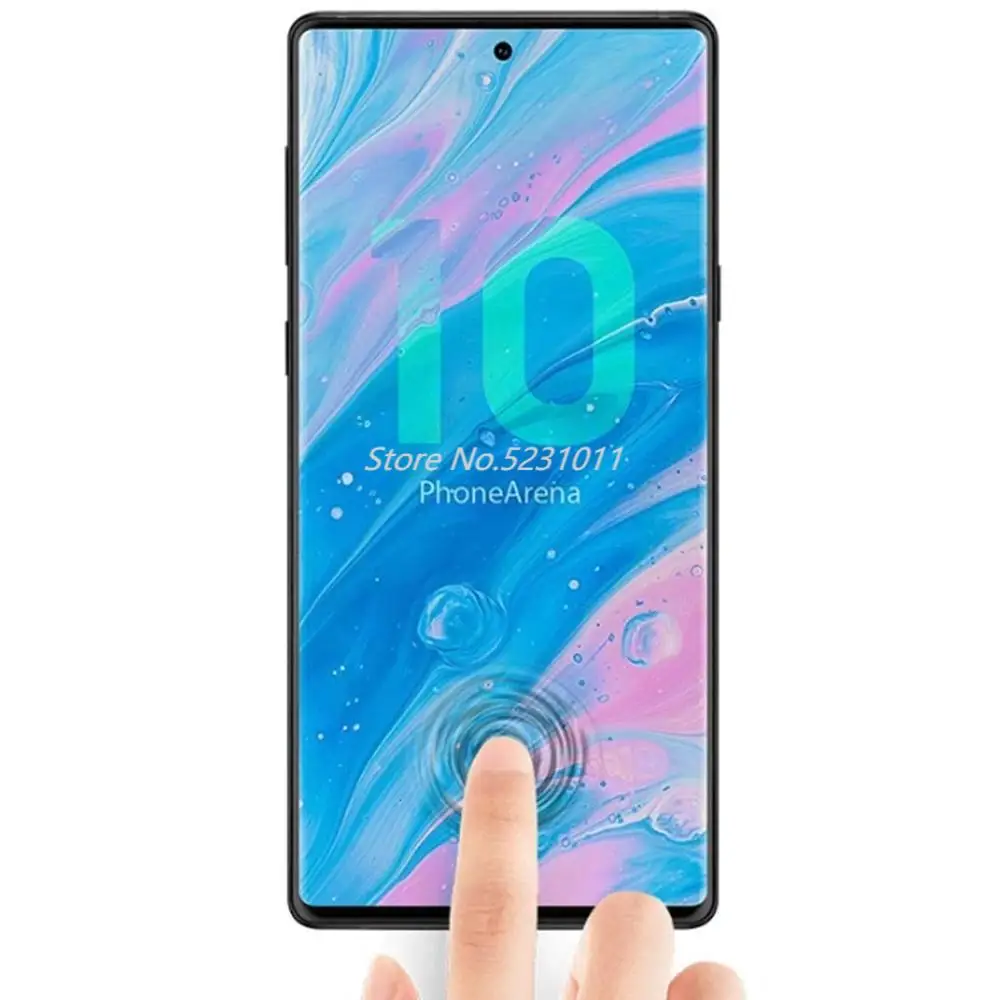 10D УФ нано жидкое закаленное стекло для Samsung Galaxy S7 EDGE S8 S9 S10 PLUS Note 8 9 10 Pro Полное